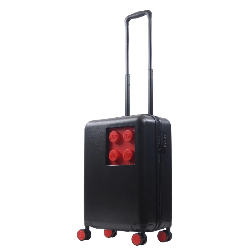 LEGO® Signature Brick 2x2 Black Red 21" Carry-on Luggage