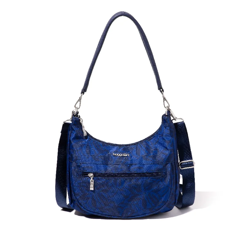 baggallini Modern Pocket Half Moon Shoulder Bag