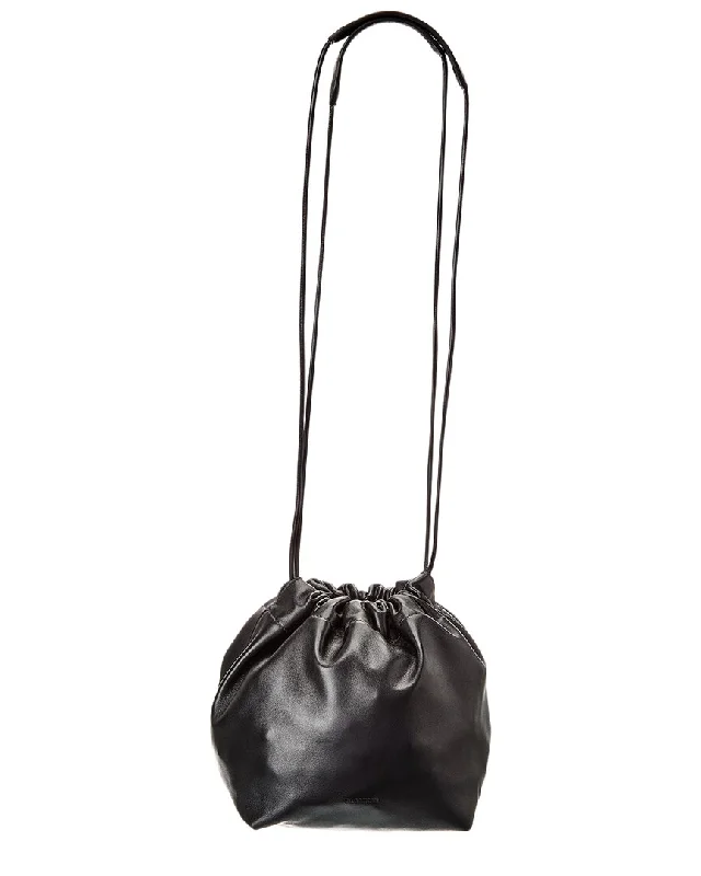 Jil Sander Dumpling Leather Bucket Bag