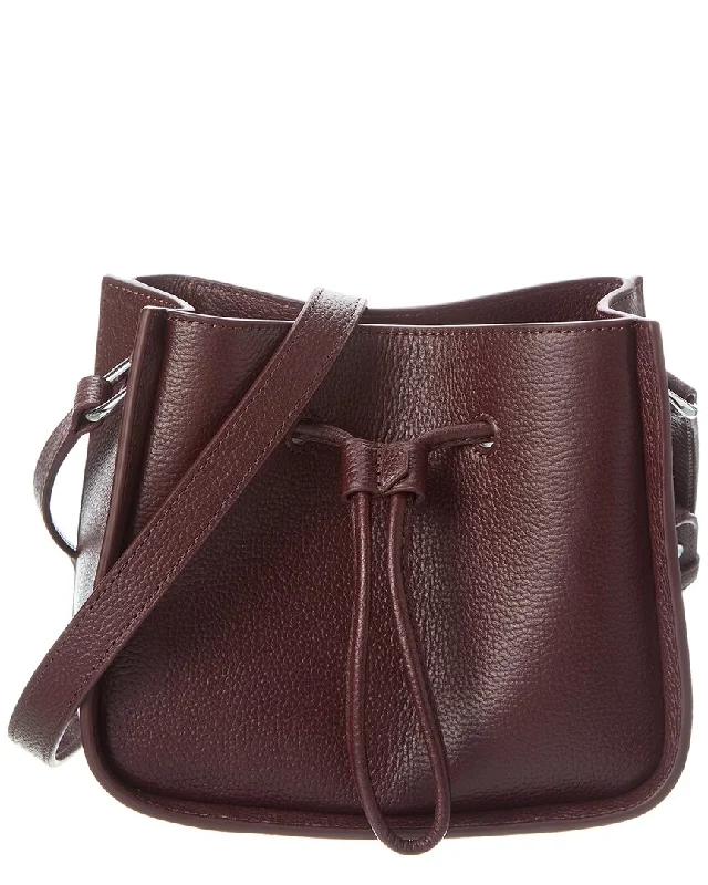 3.1 Phillip Lim Soleil Mini Drawstring Leather Bucket Bag