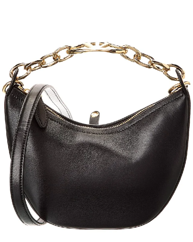 Valentino Vlogo Mini Leather Hobo Bag