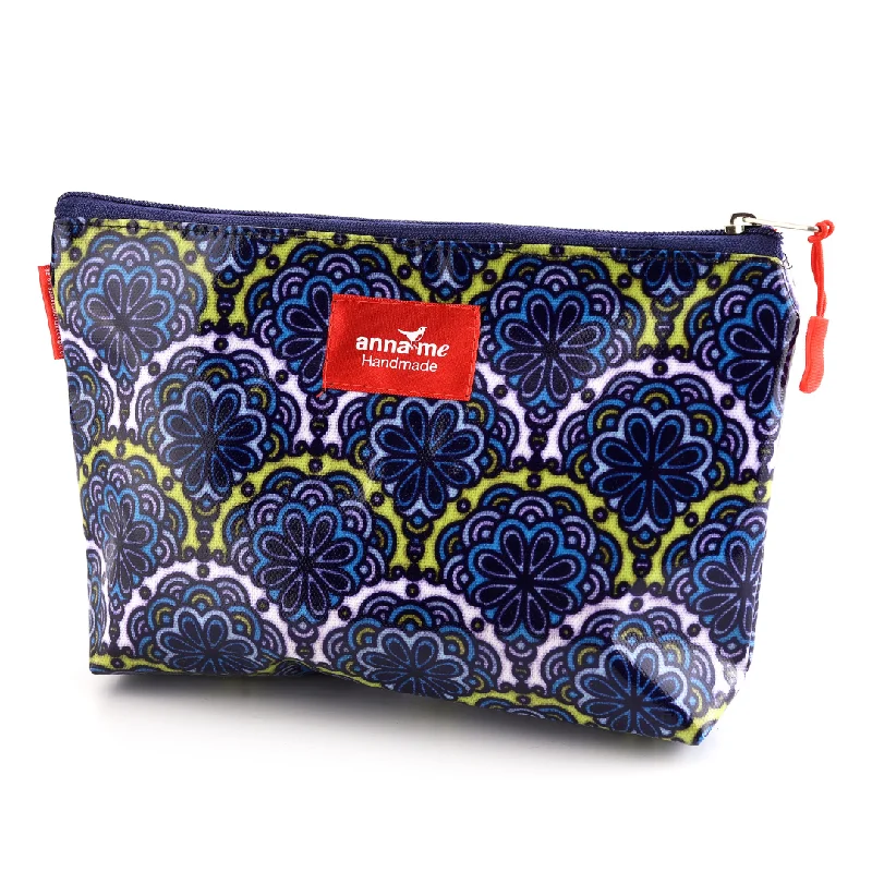 Turkish Blue Make-up Bag Large