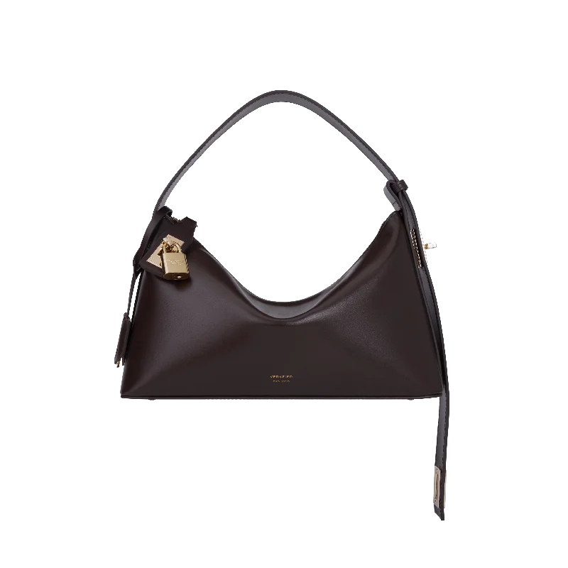 Gold Chocolate Hobo Bag