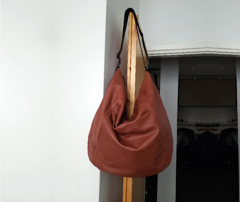 Leather Hobo Bag