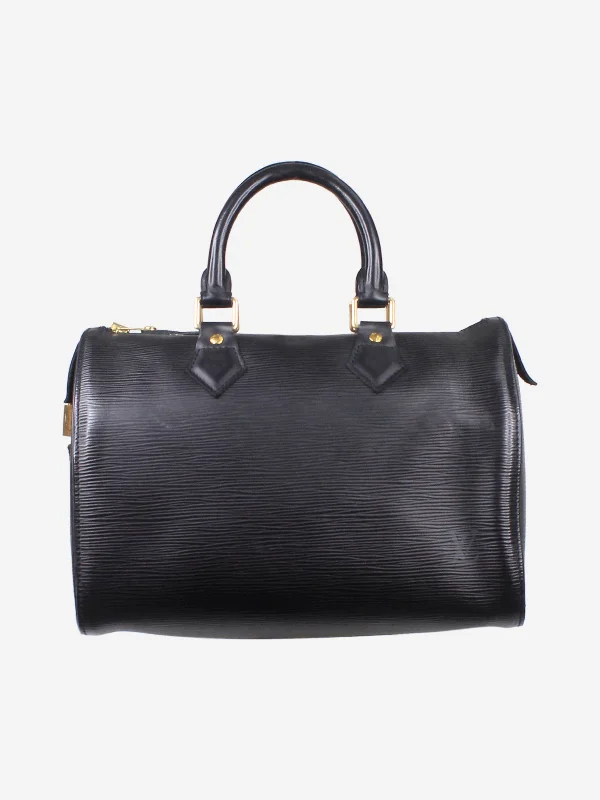 Black 2003 Epi leather Speedy bag