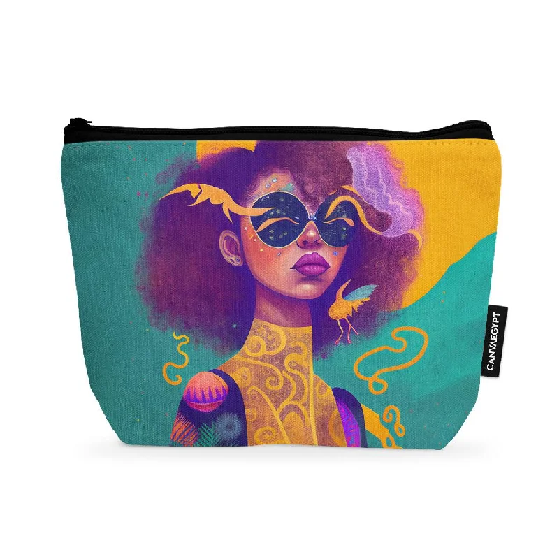 Makeup Pouch Pinky Hair