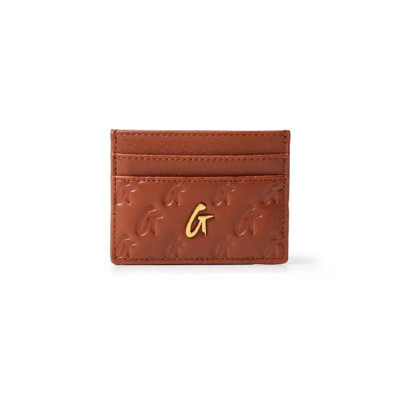 MONOGRAM BROWN CARD HOLDER