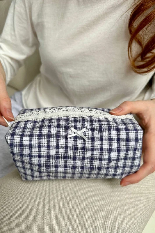 Plaid Makeup Bag