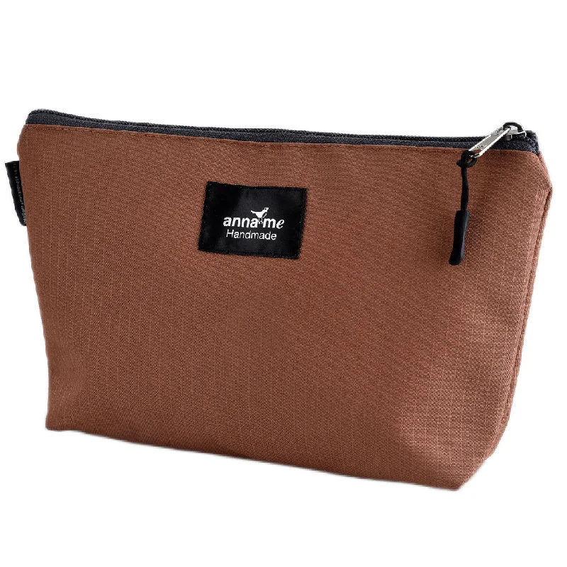 Ripstop Rust Make-up Bag - Large