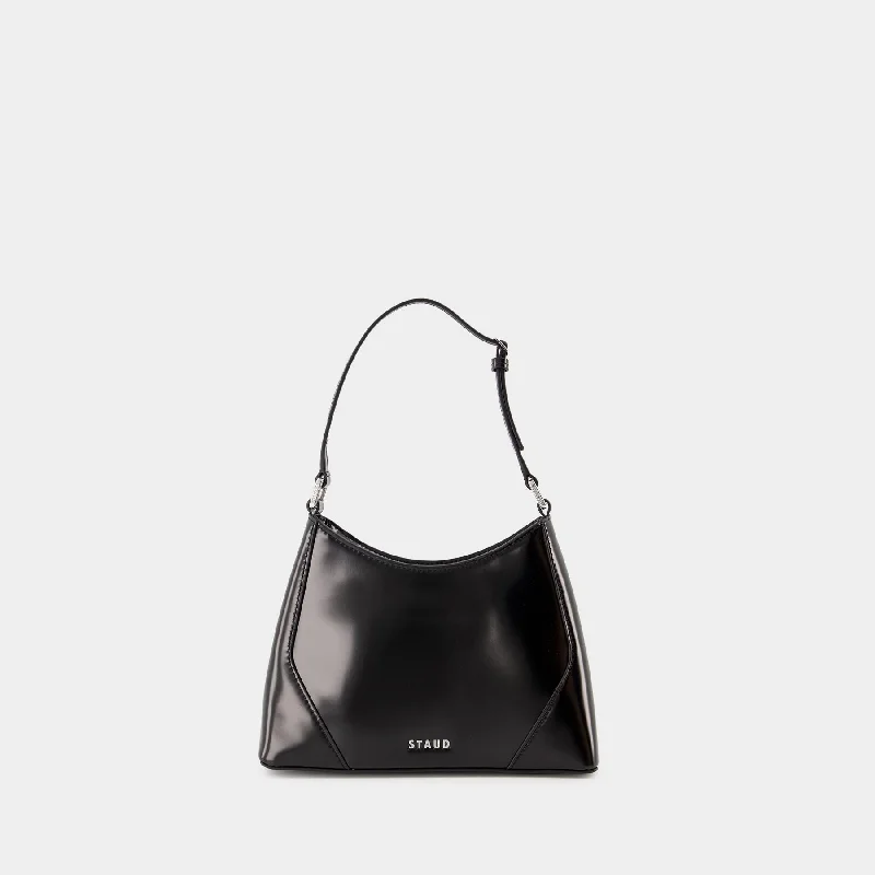 Linda Shoulder Bag - Staud - Leather - Black