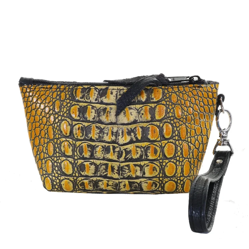 SMP12 - Canary Hornback Small Makeup Pouch