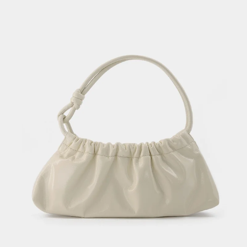 Valerie Bag in Cream Patent Vegan Leather