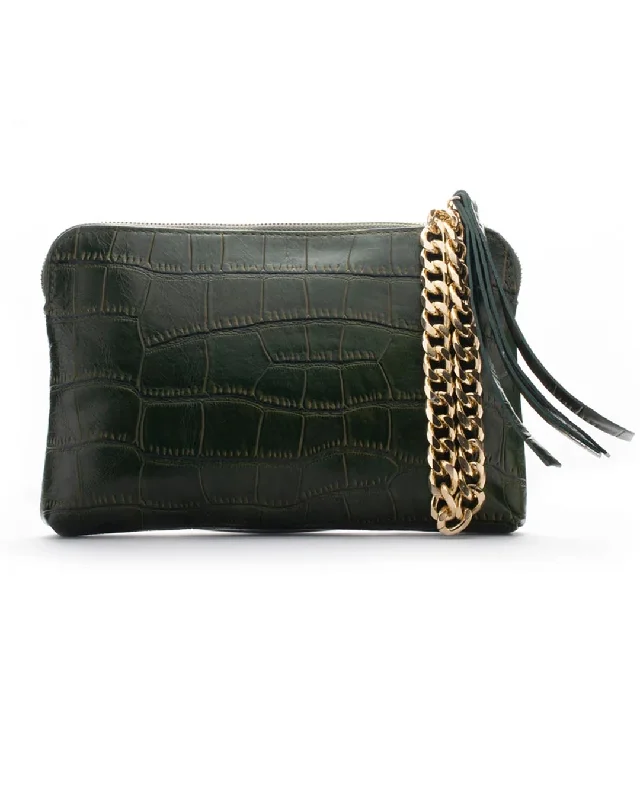 ZIP POUCH | WRISTLET | OLIVE