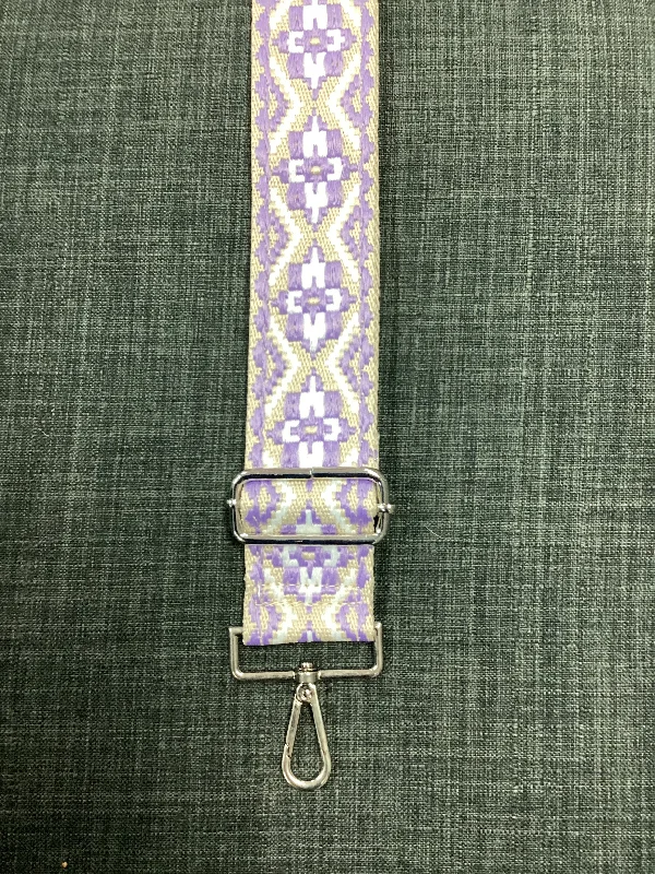 Lavender Embroidered Bag Strap