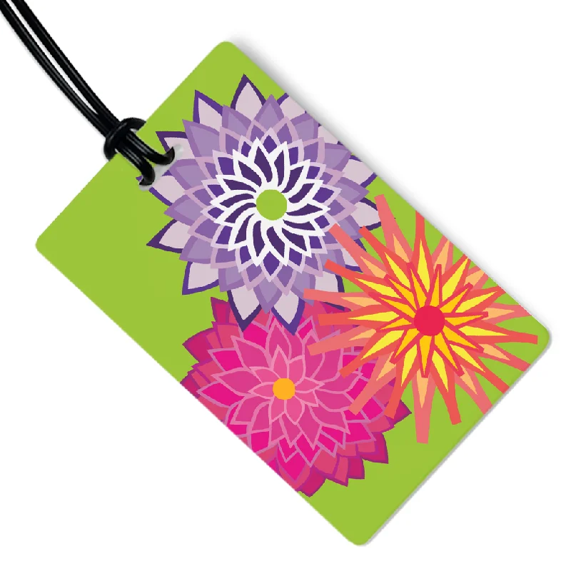 Dahlias Luggage Tag