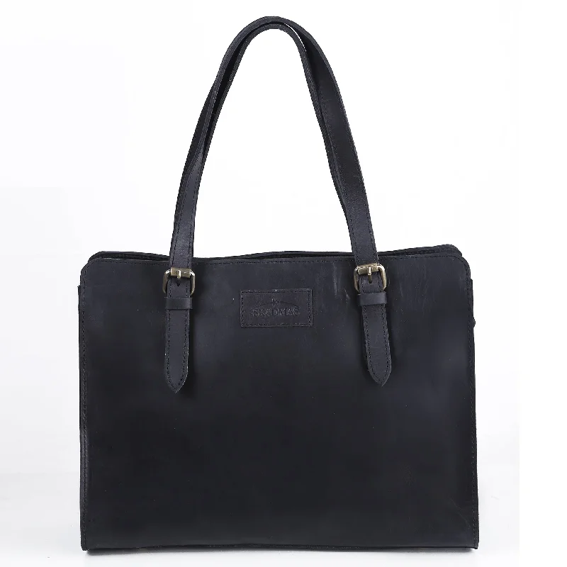 Empress Women Briefcase: Black