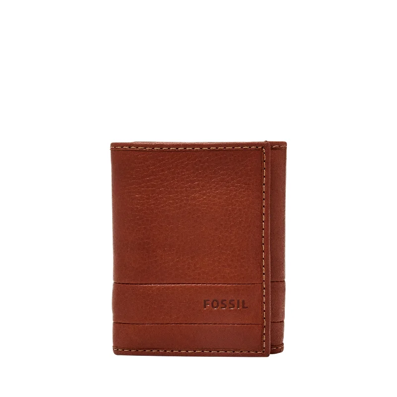 Fossil Men's Lufkin Leather Trifold