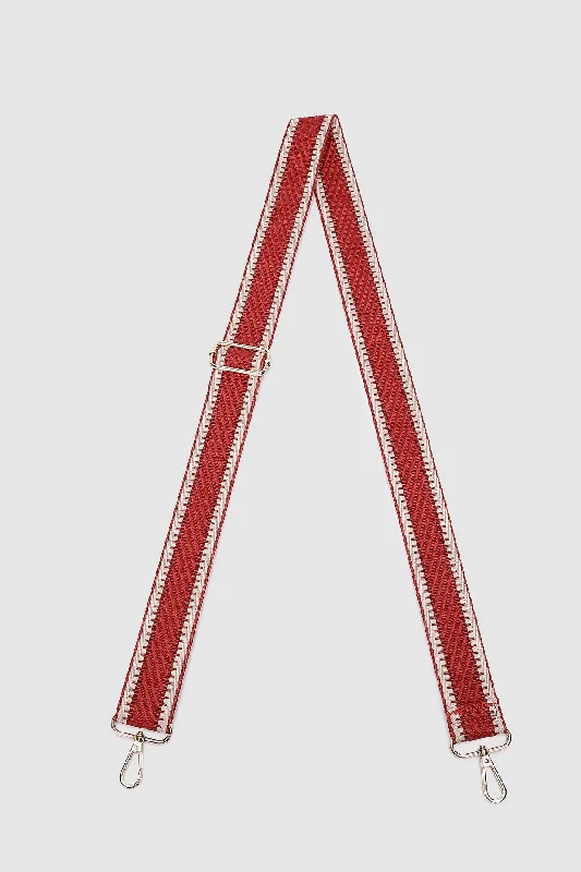 Louenhide Kiki Webbing Guitar Strap Red