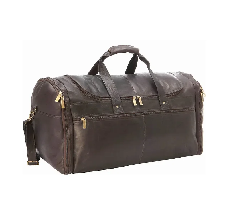 David King Leather 22.5" Carry On Duffle