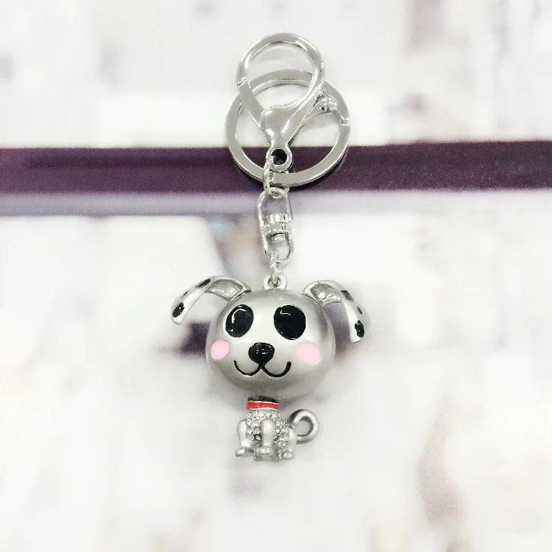 Metallic Dog Bag Charm