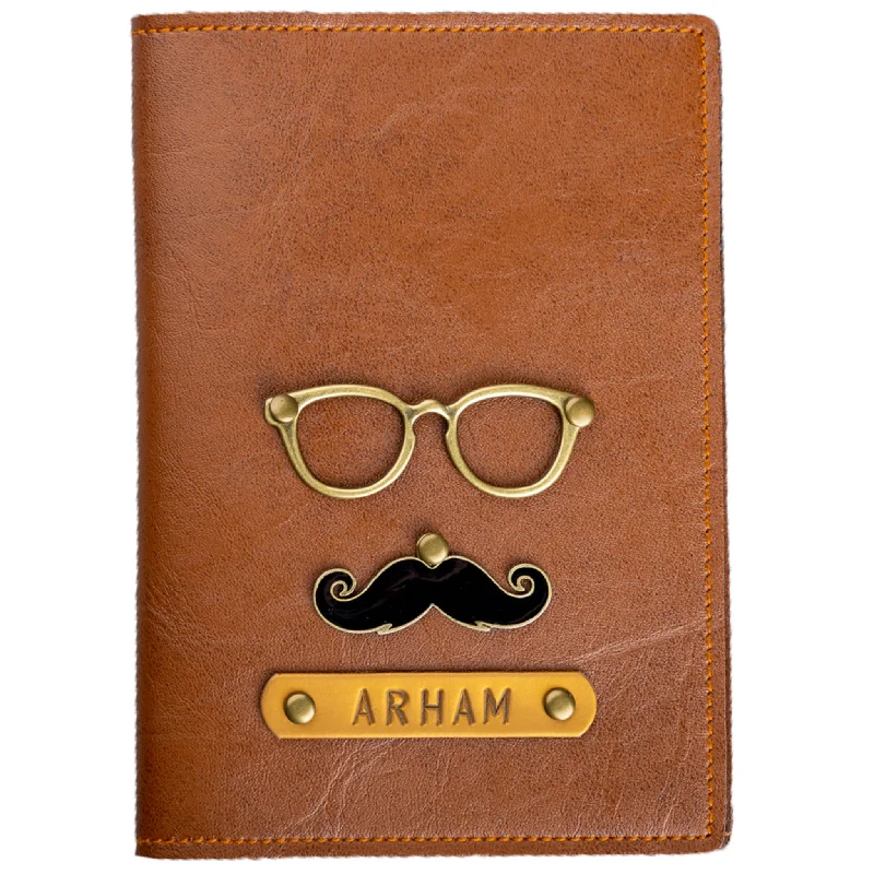 Moustache Passport Cover