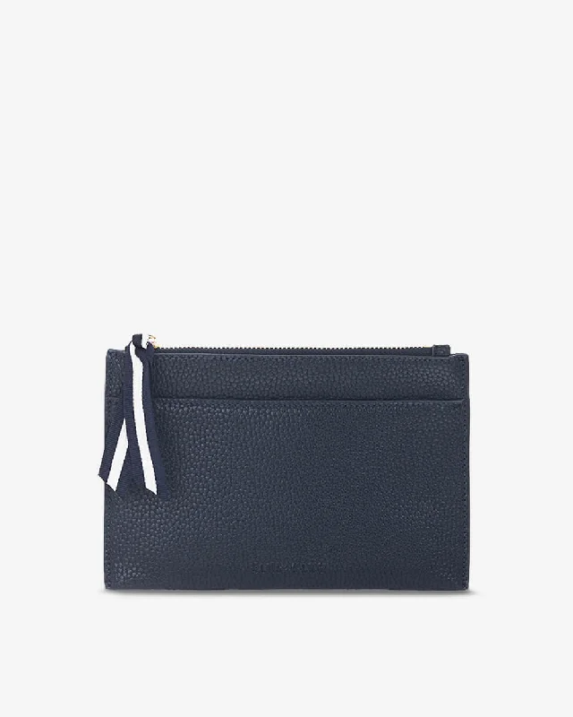 New York Coin Purse - French Navy