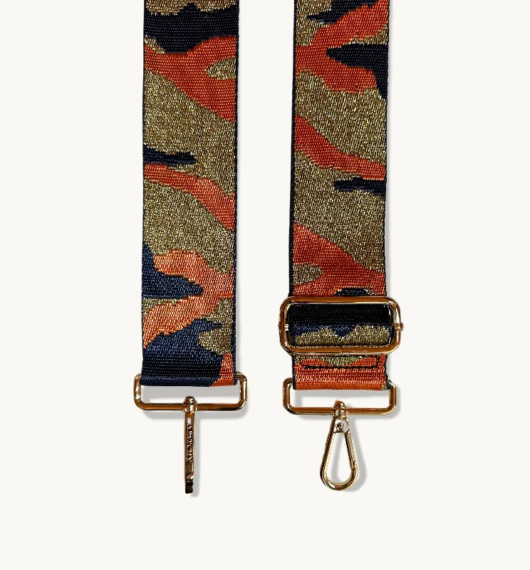 Orange Camo Strap