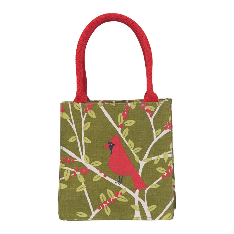 Red Cardinal Reusable Itsy Bitsy Gift Bag