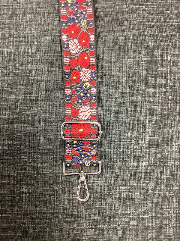 Red Pink Floral Bag Strap 🌺🌸