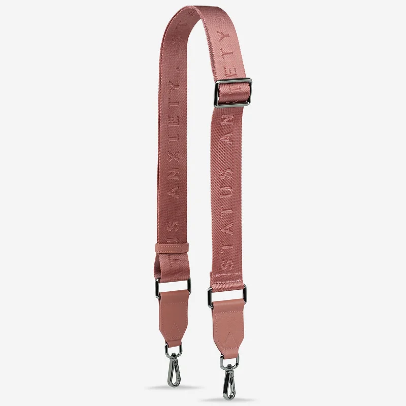 Status Anxiety Without You Bag Strap Dusty Rose