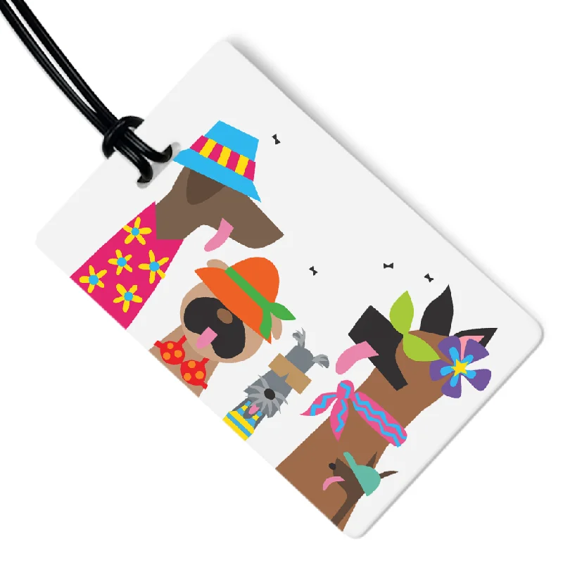 Summer Doggies Luggage Tag