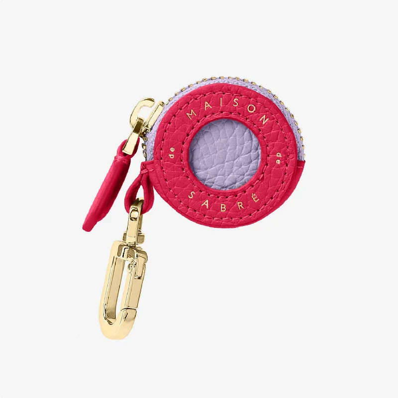 The AirTag Charm - Fuchsia Lavender