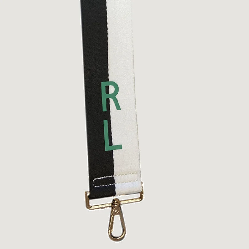 Vertical Monogram Customizable Interchangeable Bag Strap -NO LINE