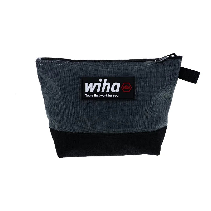 Wiha 91473 Cordura Multi-Purpose Heavy-Duty Zipper Tool Pouch